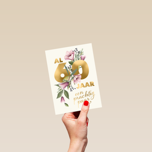 Huwelijksjubileum al 60 jaar een prachtig paar
