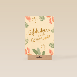 Gefeliciteerd met je communie floral