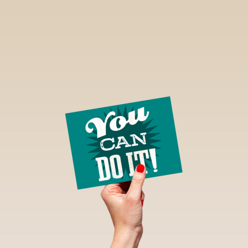you can do it groen
