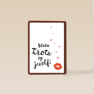 trots met zoen powervrouw