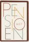 Pensioen kaart met pensioen