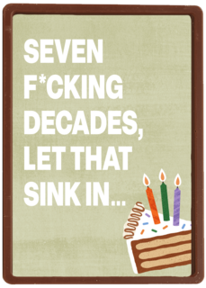 seven f cking decades let that sink in