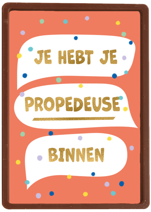 Je hebt je propedeuse binnen