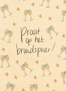 Proost Bruidspaar Champagne Matia Studio