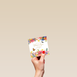 kaart flowers duizend bloemetje pluk ik voor jou