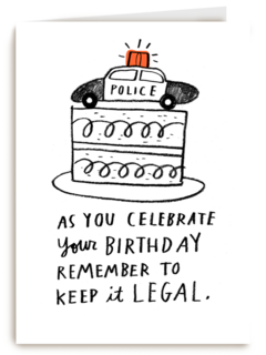 Verjaardagskaart grappig keep it legal