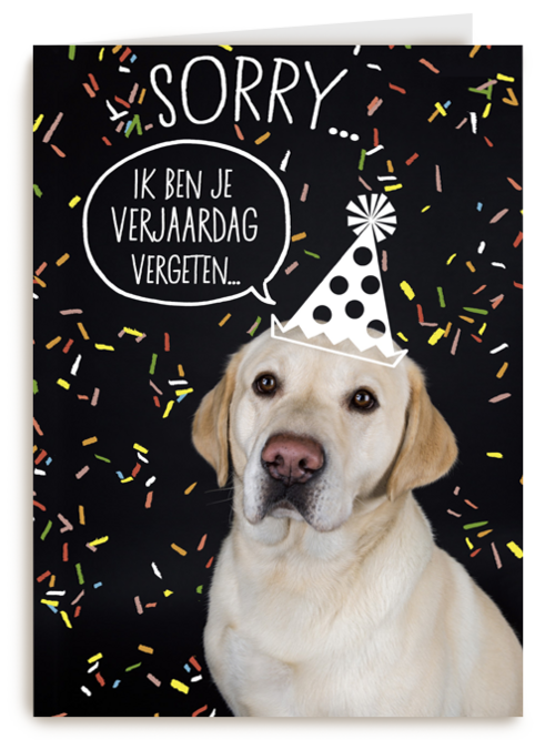 sorry ik ben je verjaardag vergeten