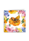 Kaart flowers by Marjolein Bastin Vlinder op bloem Blanco