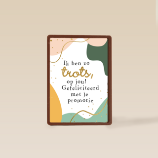 promotie kaart trots