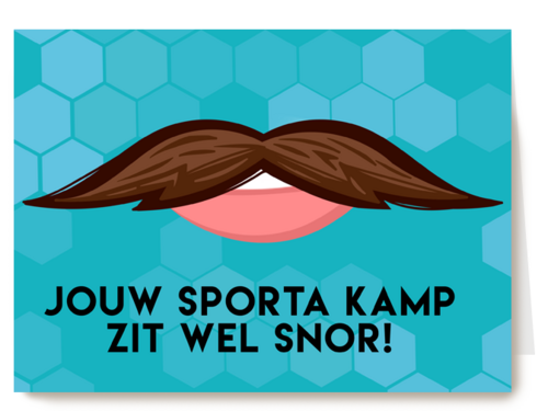 sporta op kamp kaart jouw sporta kamp zit wel snor