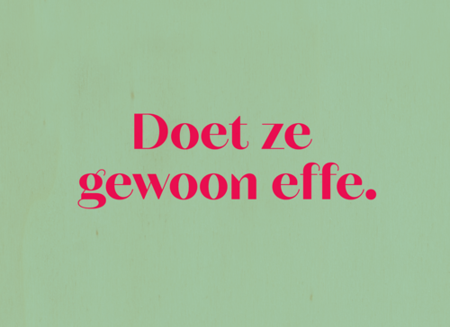 andC Doet ze gewoon effe