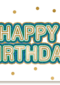 Verjaardagskaart man vrouw hip Tekst Happy Birthday