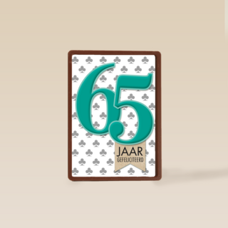 vijfenzestig turqouise klavers