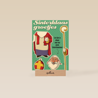 sinterklaaskaart Sinterklaas Groetjes