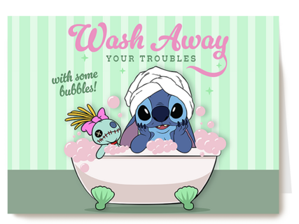 Stitch Wash away your troubles