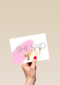 Verloofdkaart Engels She said yes