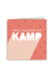 op kamp kaart met de tekst veel plezier op kamp