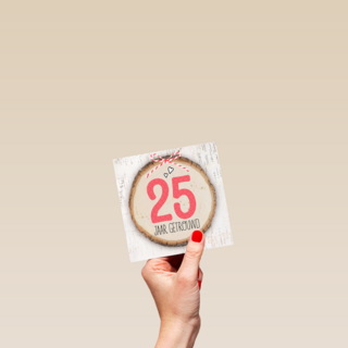 boomstam 25 jaar getrouwd