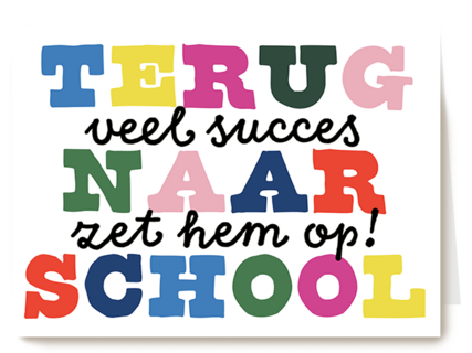 Back To School Zet hem op
