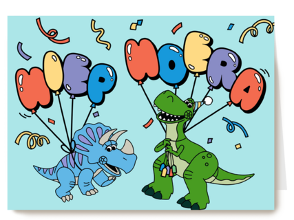 Toy Story Dino Hiep Hoera