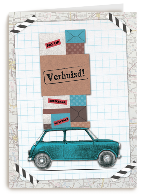 nieuwe woning verhuisd verhuisdozen