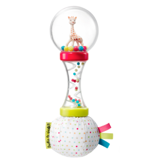Sophie de giraf maracas rammelaar in wit geschenkdoosje