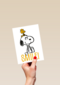 Verjaardagskaart Snoopy smile