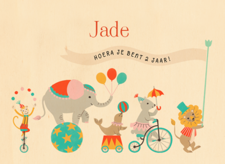 Hoera je bent twee jaar