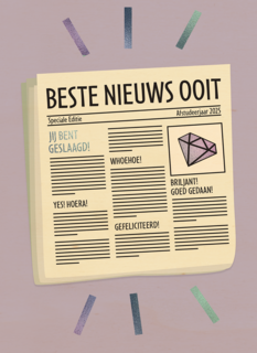 Geslaagd beste nieuws ooit