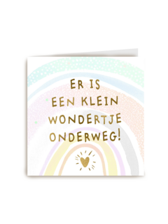 er is een klein wondertje onderweg
