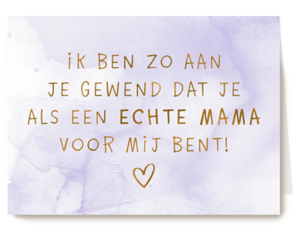 schoonmoeder als een mama voor mij kaart