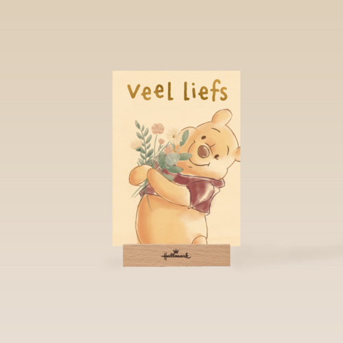 moederdag kaart winnie the pooh veel liefs