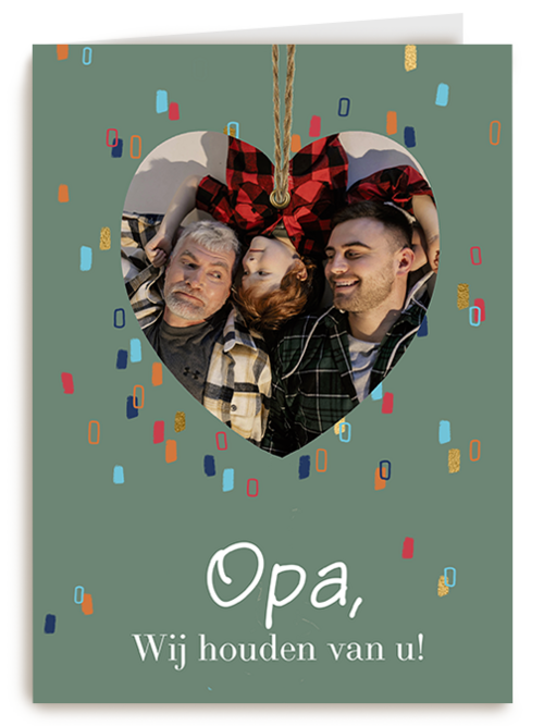 Vaderdag Opa we houden van u