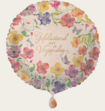 Ballon Turnowsky Bloemen Gefeliciteerd Met Je Verjaardag Multi
