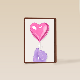 Hart Ballon Fluffy Hands