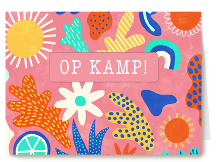 Op Kamp Fleurig Roze