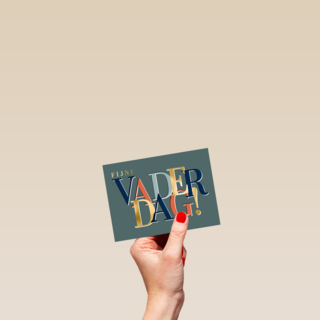 Fijne vaderdag modern