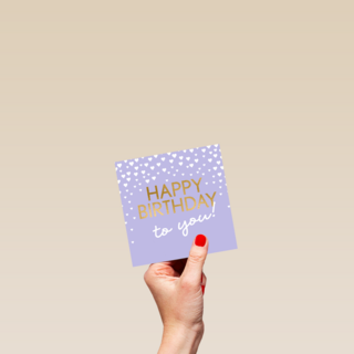 verjaardag kaart stijlvol happy birthday to you