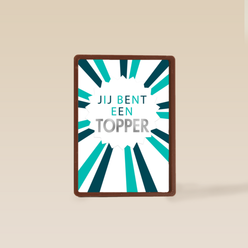 geslaagd kaart jij bent een topper