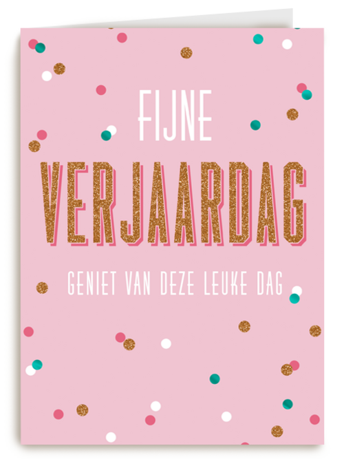 verjaardag kaart vrouw fijne verjaardag geniet van deze leuke dag