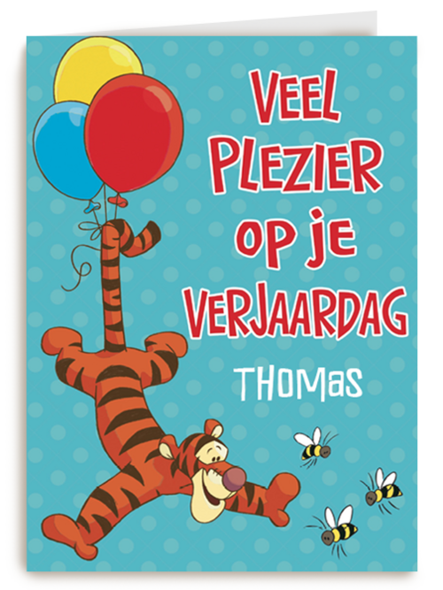 winnie the pooh veel plezier op je verjaardag