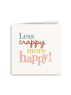 Sterktekaart less crappy more happy