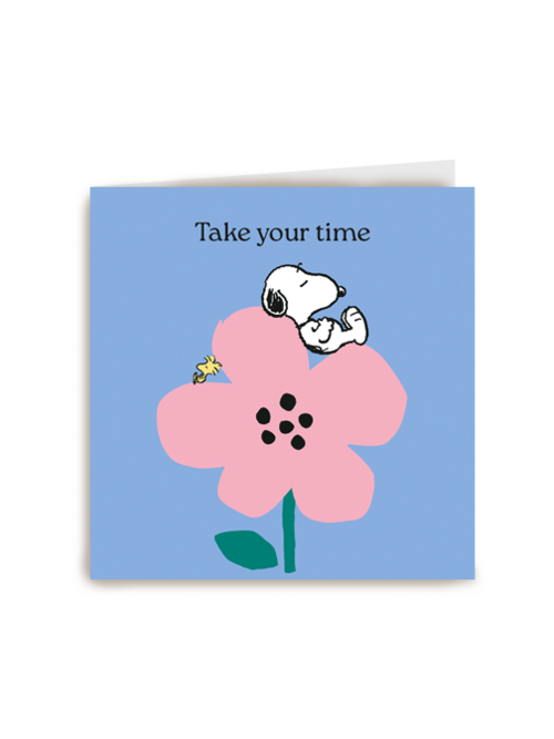 Peanuts Snoopy Take your time