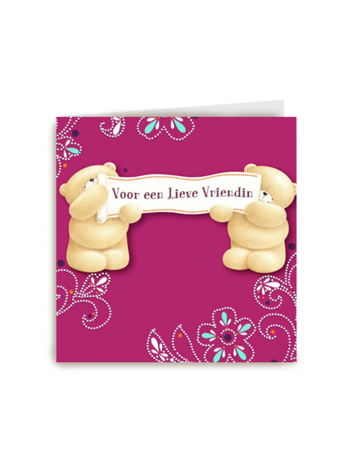 beren met spandoek