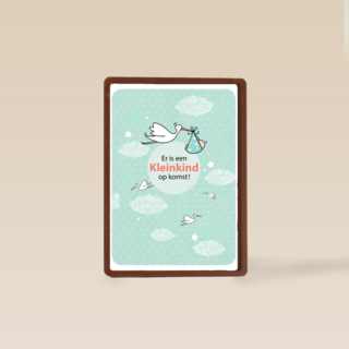 Zwanger kaart Er is een kleinkind op komst