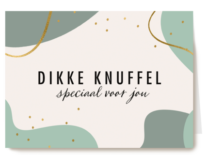vaderdag kaart stijlvol dikke knuffel