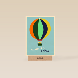 Geboorte felicitatie helemaal in de wolken