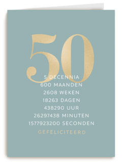 Verjaardagskaart 50 5 decennia