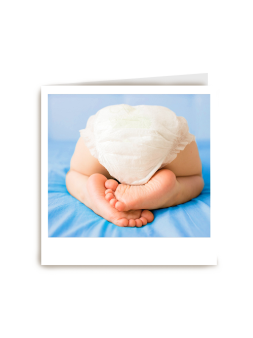 Polaroidkaart baby zoon