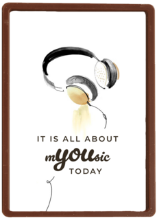 its all about you today with headphones